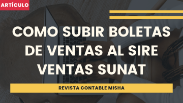 como subir boletas de ventas RVIE