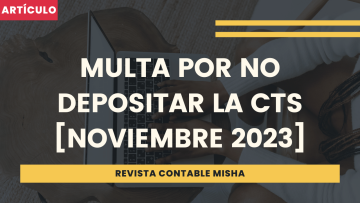 multa por no depositar CTS