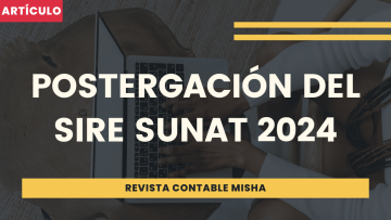 postergacion SIRE SUNAT