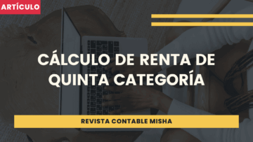 calculo de renta de quinta categoria