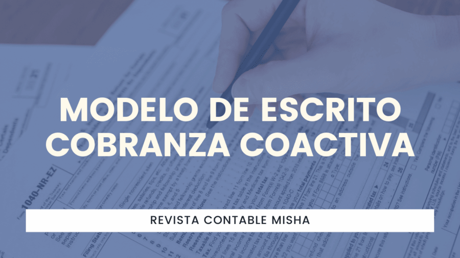 Modelo de escrito Cobranza Coactiva