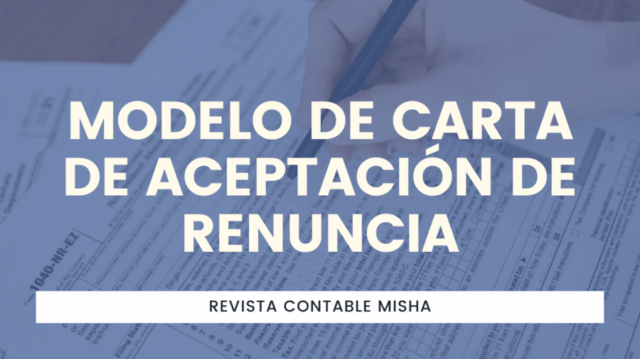 Modelo de Carta de Aceptación de Renuncia