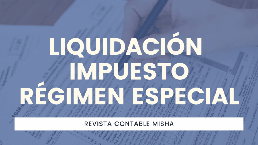 Liquidación Impuesto Régimen Especial