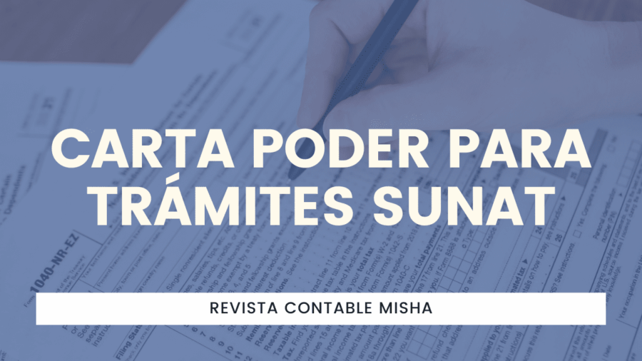 Carta poder para trámites SUNAT