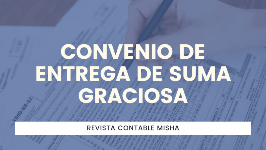 Convenio de entrega de Suma Graciosa