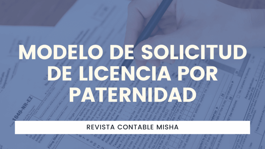 Modelo de Solicitud de Licencia por Paternidad