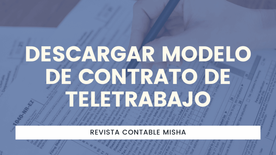 Descargar Modelo de Contrato de Teletrabajo
