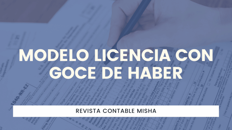 Modelo Licencia con Goce de Haber