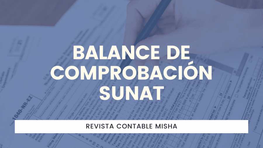 Balance de Comprobación SUNAT