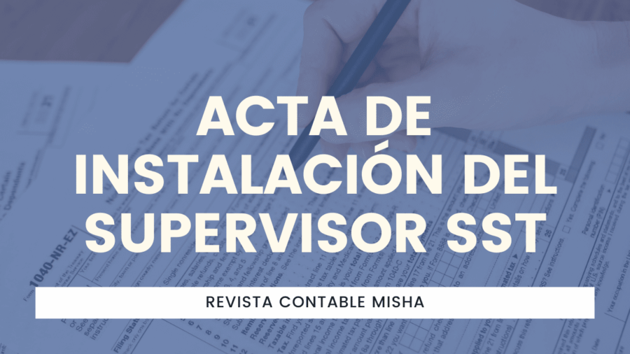 Acta de Instalación del Supervisor SST