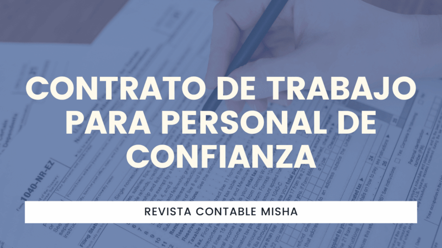 Contrato de Trabajo para Personal de Confianza