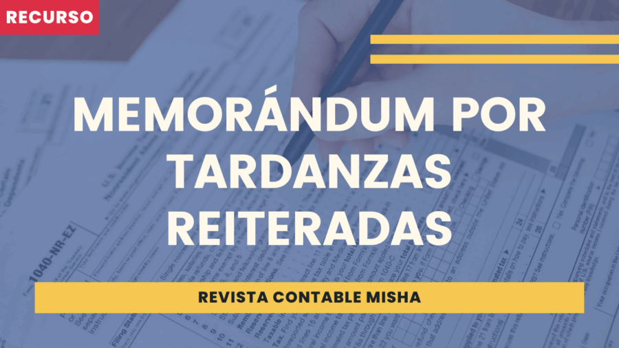 Memorándum por Tardanzas Reiteradas