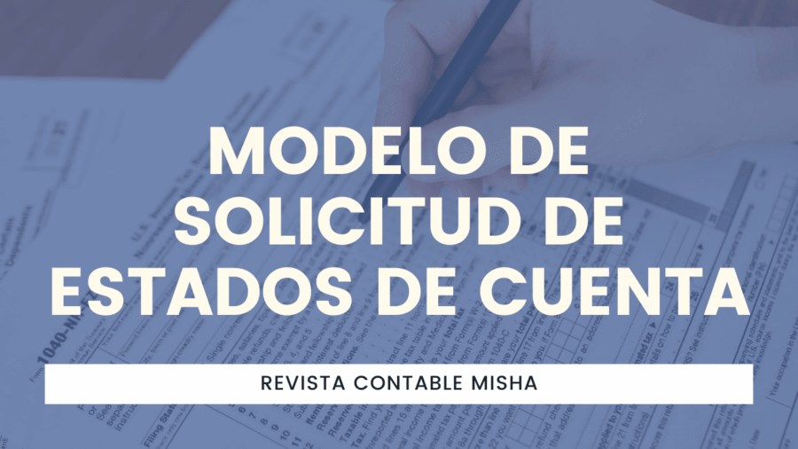 Modelo de solicitud de Estados de Cuenta a Banco
