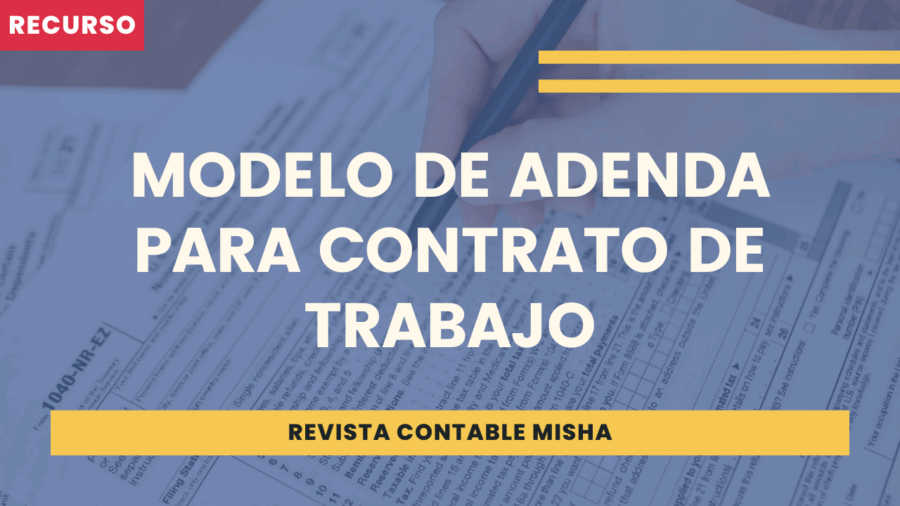 Modelo de Adenda para Contrato de Trabajo