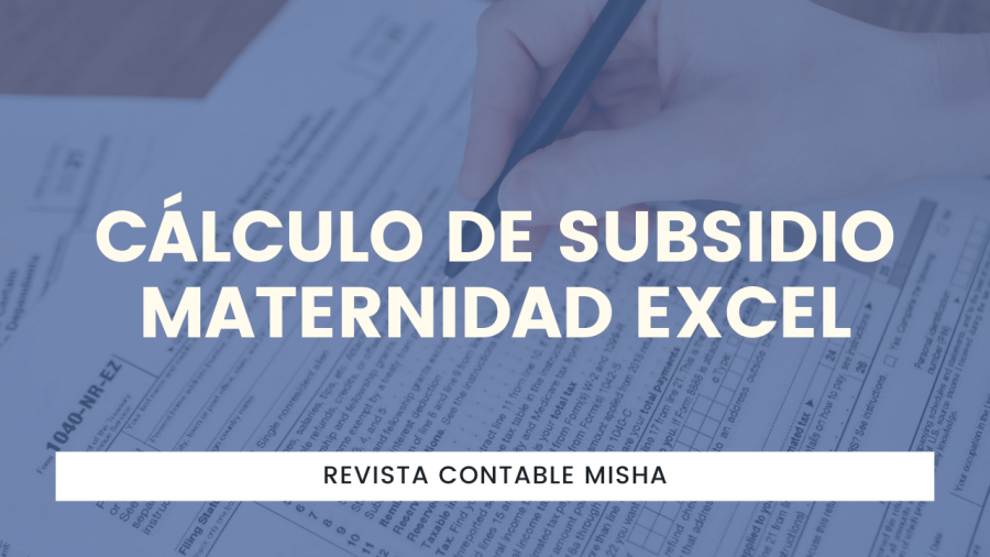 Cálculo de Subsidio Maternidad Excel