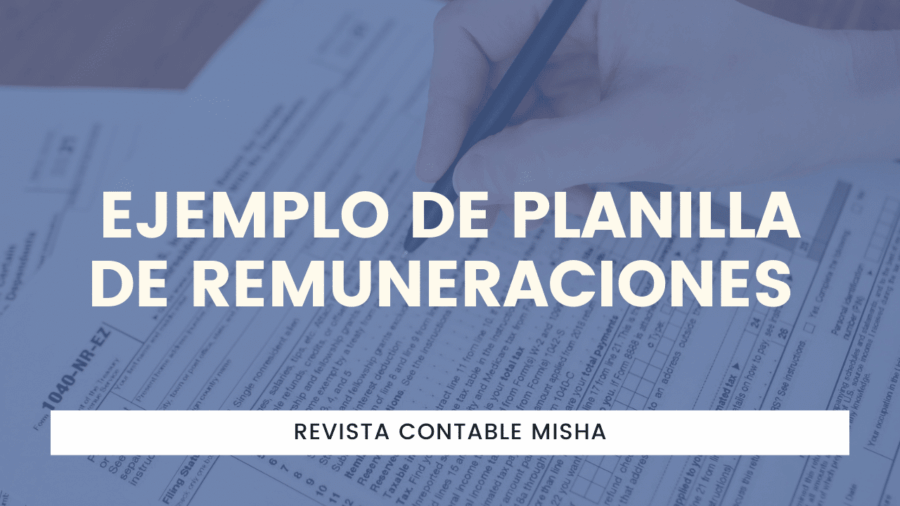 Ejemplo de Planilla de Remuneraciones 2025
