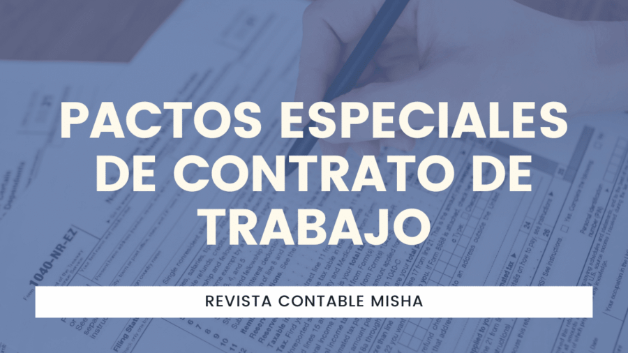 Pactos Especiales de Contrato de Trabajo