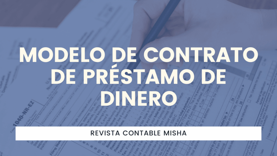 Modelo de Contrato de préstamo de Dinero