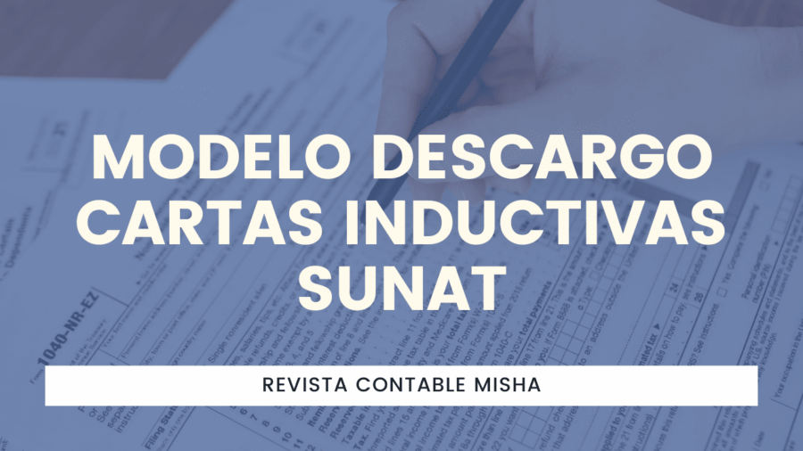 Modelo DESCARGO CARTAS INDUCTIVAS SUNAT