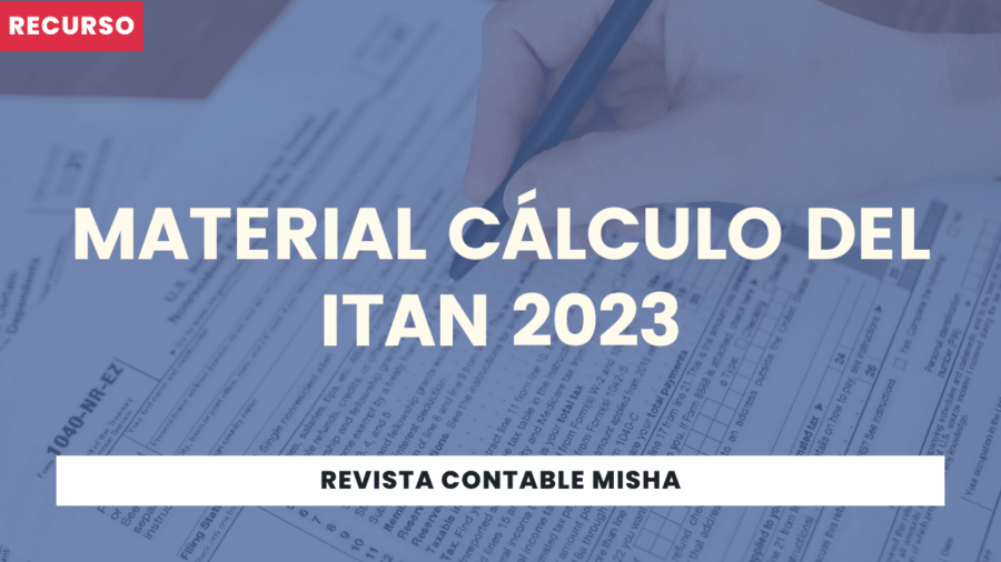 Material Cálculo del ITAN 2023
