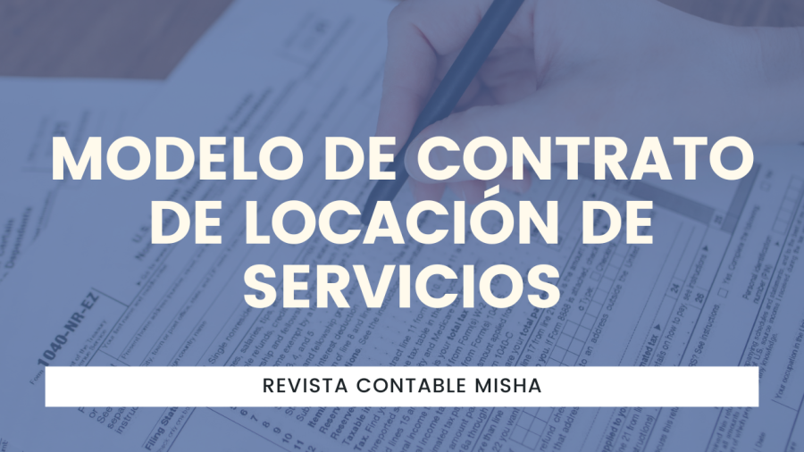 Modelo De Contrato De Locación De Servicios - Noticiero Contable